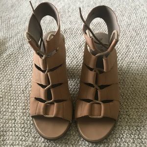 Nude/Tan Hinge Heels from Nordstrom